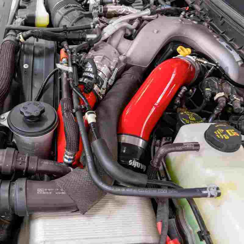 Banks Power 17-26 Ford Super Duty 6.7L Non-HO Boost Tube Kit - Red - Image 3