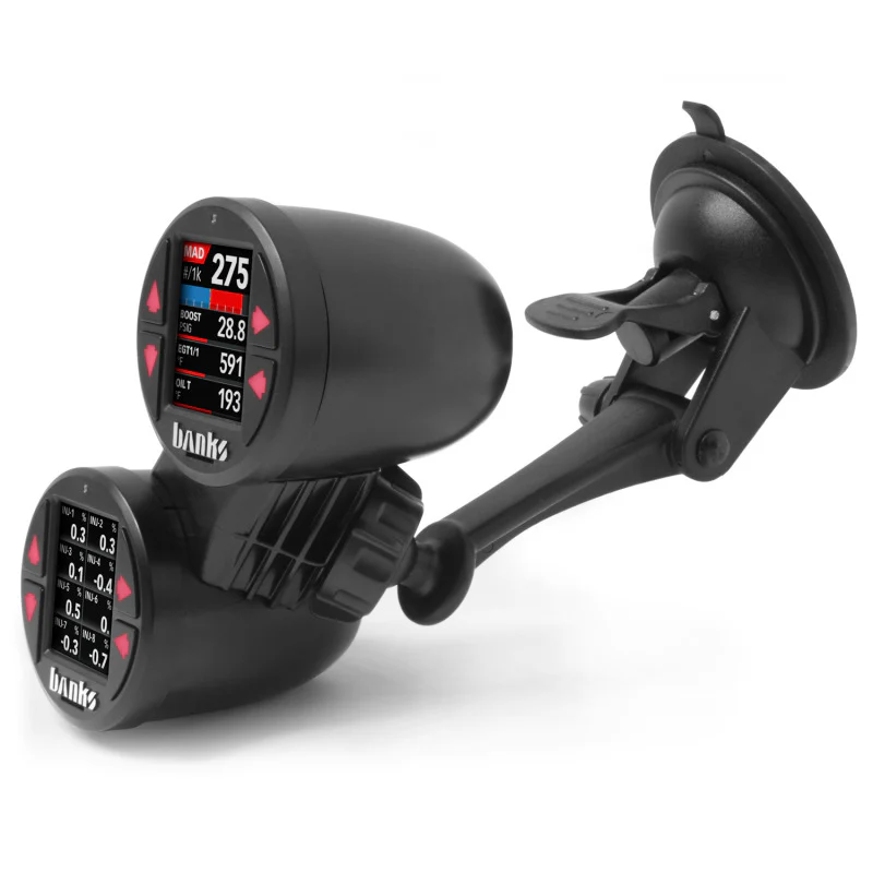 Banks Power Dual Gauge Pod Suction Mount For iDash 1.8 And 52mm Gauges - Image 10