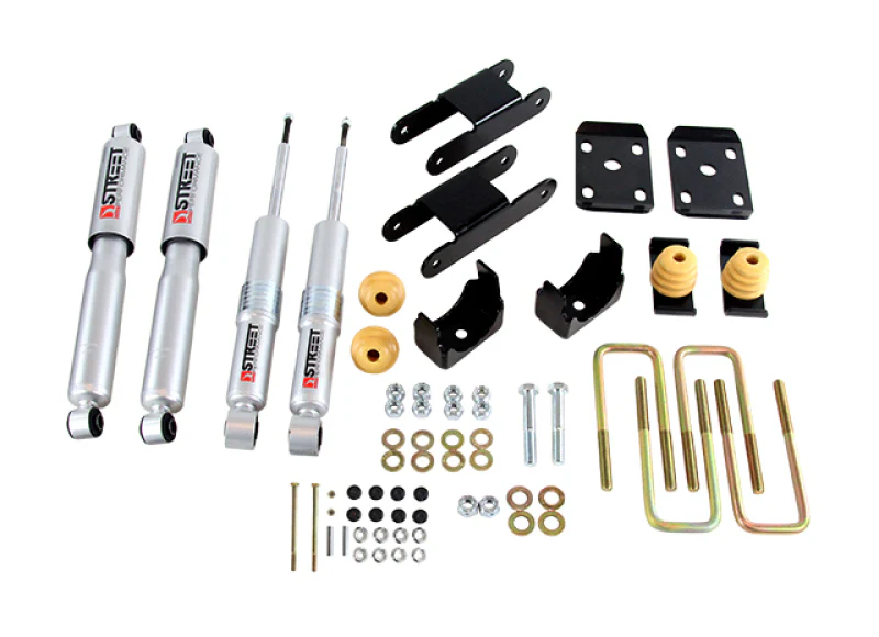 Belltech 2015 GM Colorado/Canyon Ext Cab Short Bed Lowering Kit w/ND II Shocks - 0-3in F/4in R Drop - Image 3