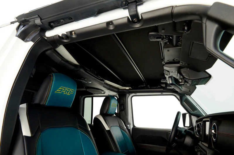 Bestop 20-26 Jeep Gladiator / 18-26 Wrangler JL Sunrider For Hardtop (Premium Black Twill) - Image 12
