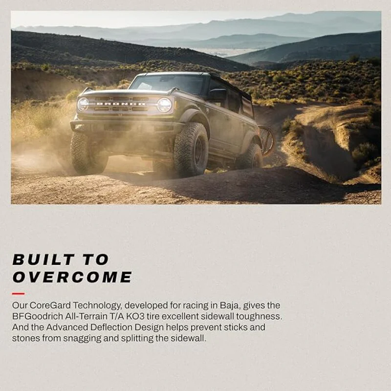 BFGoodrich All Terrain T/A KO3 33X12.50R18/E 118S - Image 2