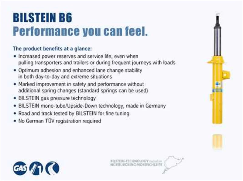 Bilstein B6 (HD) Series 95-97 Freightliner Oshkosh X-Line 46mm Front Monotube Shock Absorber - Image 2