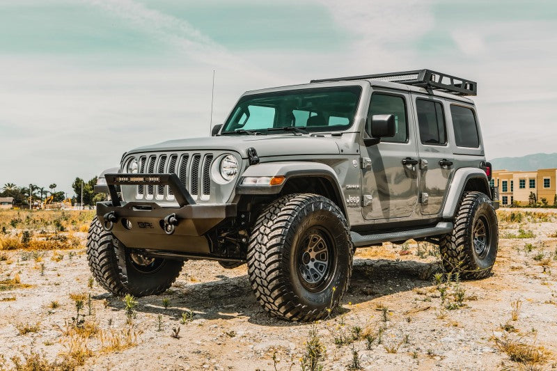 Body Armor 4x4 2018+ Jeep Wrangler JL Gladiator JT Front Bumper Skid Plate - Image 6