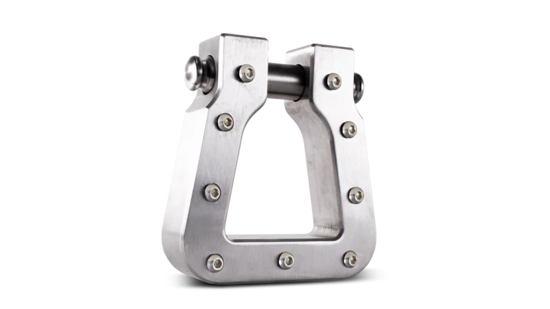 Body Armor 4x4 Mega D-Ring Machined Silver Single - Image 2