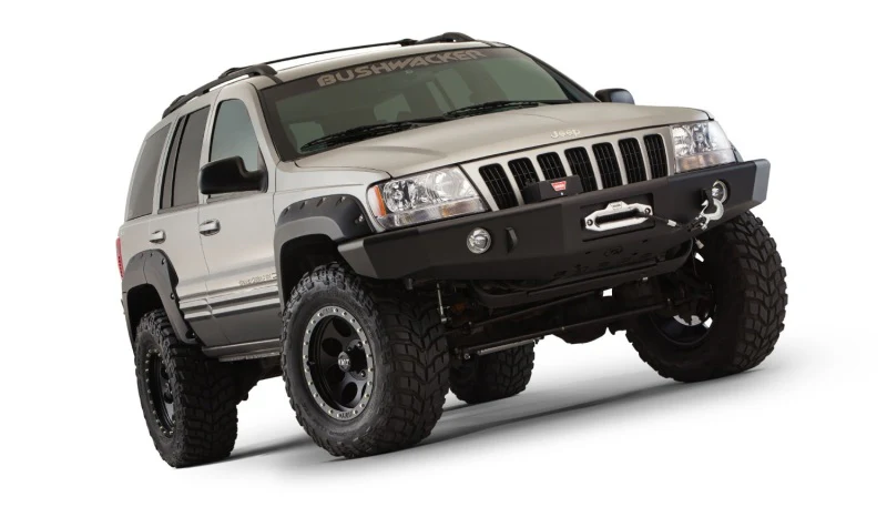 Bushwacker 99-04 Jeep Grand Cherokee Cutout Style Flares 4pc - Black - Image 5