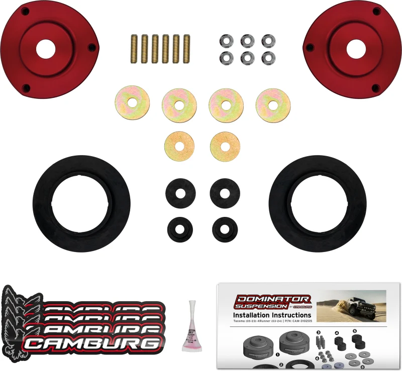 Camburg 05-23 Toyota Tacoma / 03-24 Toyota 4Runner Dominator Preload Spacer Kit - Image 9