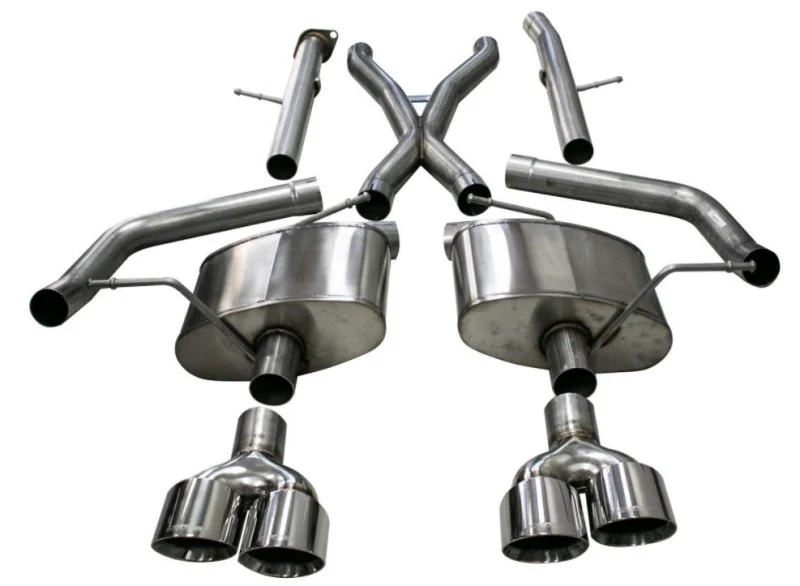 Corsa 18-21 Jeep Grand Cherokee TrackHawk 6.2L Xtreme Cat-Back Dual Rear Exit w/4.5in Polished Tips - Image 6