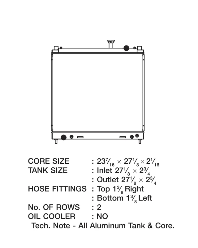 CSF 04-15 Nissan Titan Armada Radiator - Image 8
