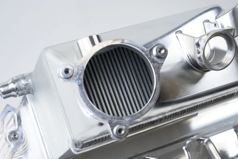 CSF BMW M2/M3/M4 S58 Comp & Non-Comp (G8X) Charge-Air Cooler Manifold - Raw Billet - Image 17