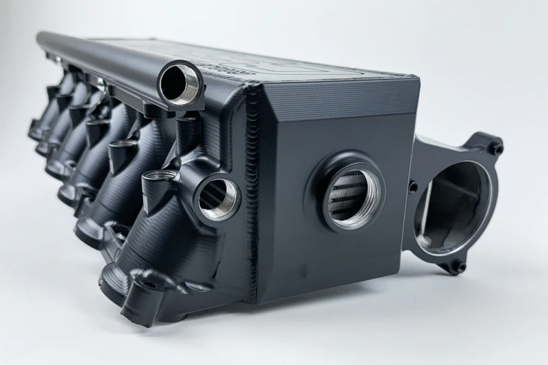 CSF Gen 2 B58 Race X Charge-Air-Cooler Manifold - Thermal Black Finish - Image 13