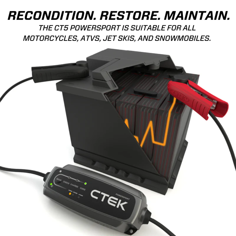 CTEK Battery Charger - CT5 Powersport - 2.3A - Image 4