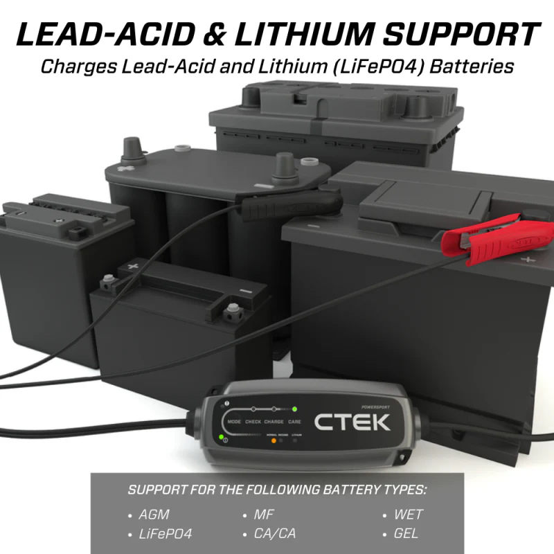CTEK Battery Charger - CT5 Powersport - 2.3A - Image 5