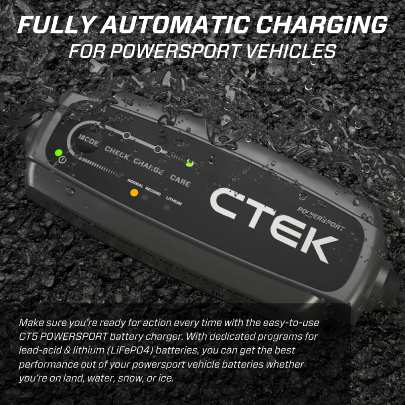 CTEK Battery Charger - CT5 Powersport - 2.3A - Image 6