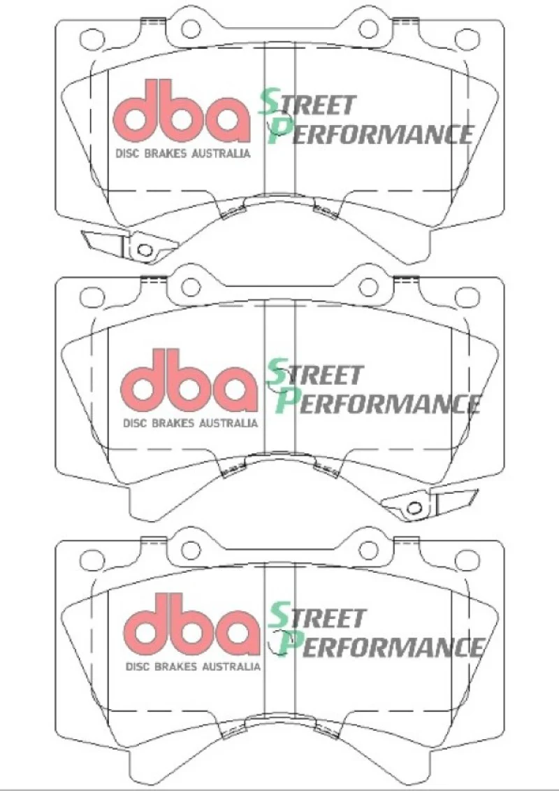 DBA 07-18 Toyota Tundra SP Performance Front Brake Pads - Image 2