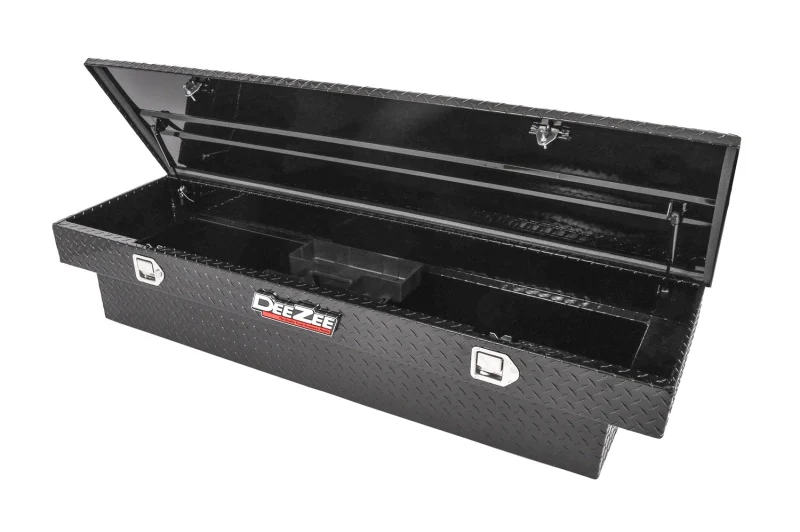 Dee Zee Universal Tool Box - Red Crossover - Single Lid Black BT Full Size - Image 7