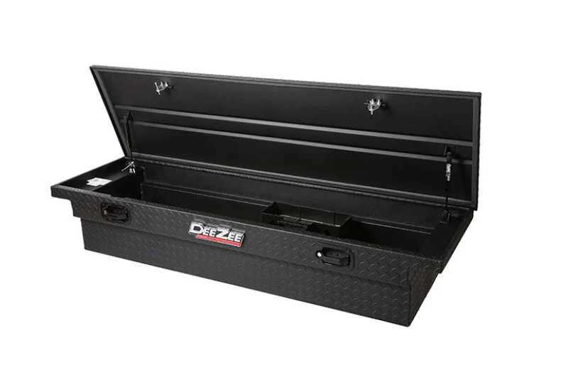 Dee Zee Universal Tool Box - Red Crossover - Single Lid Black BT Pull Handle (Low/Txt Blk) - Image 12