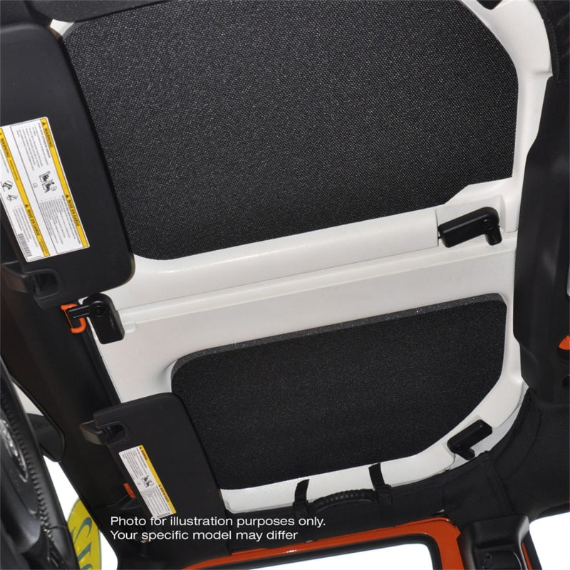 DEI 07-10 Jeep Wrangler JK 2-Door Boom Mat Headliner - 3 Piece - Gray - Image 5