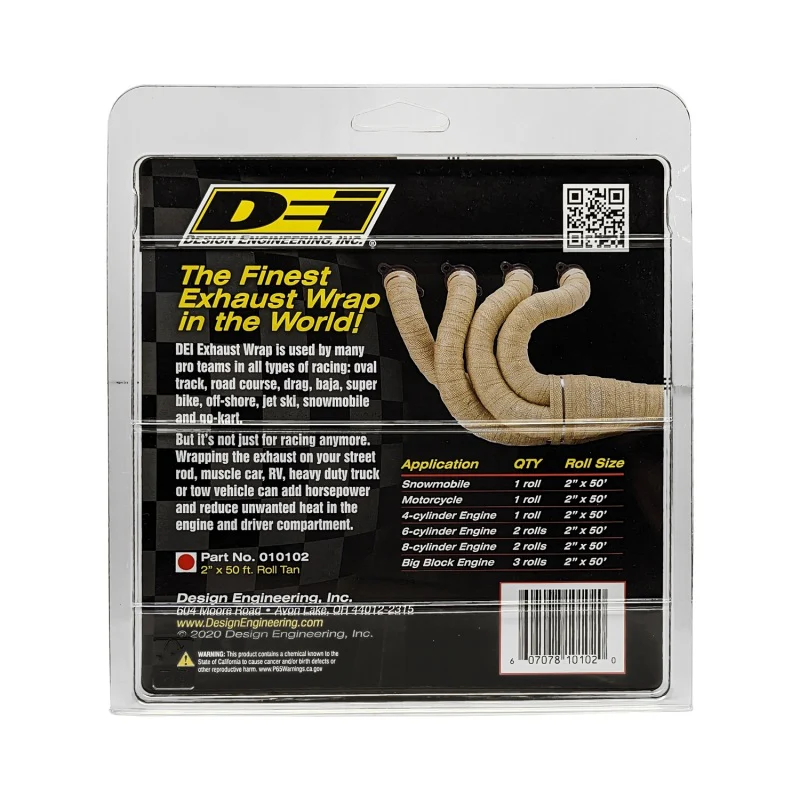 DEI Exhaust Wrap 2in x 50ft - Tan - Image 11
