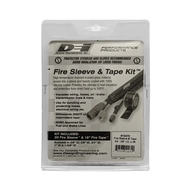 DEI Fire Sleeve and Tape Kit 3/8in I.D. x 3ft - Image 7