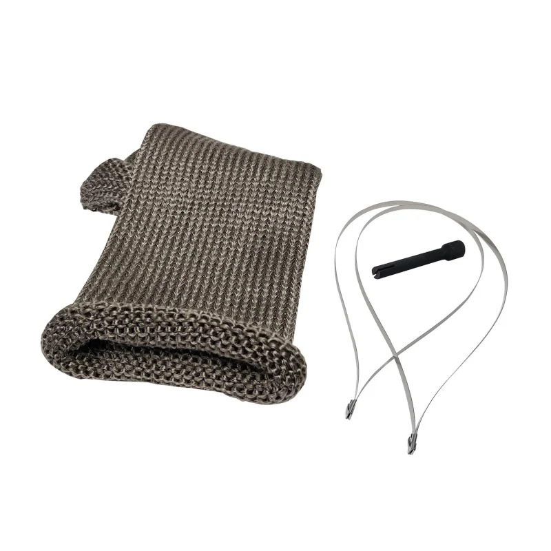 DEI Titanium 4in Knit Exhaust Sleeve - 12in - Image 3