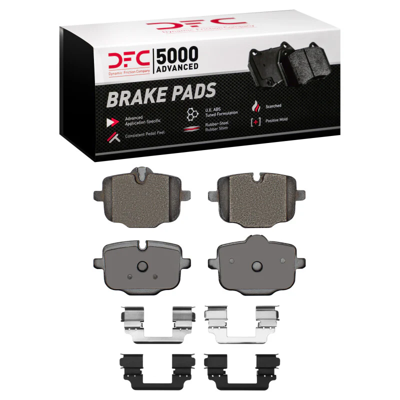 DFC 20-25 BMW X3 Rear 5000 Advanced Low Metallic Brake Pads and Hardware Kit