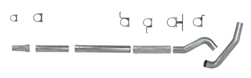 Diamond Eye KIT 5in Catback MFLR RPLCMENT PIPE Single AL: 94-97 FORD 7.3L F250/F350 PWRSTROKE - Image 3