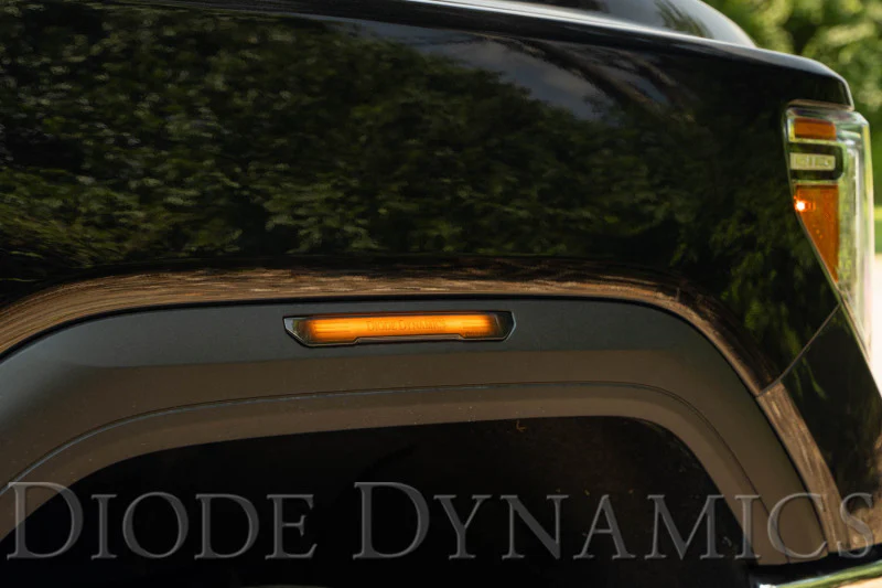 Diode Dynamics 20-21 Sierra 2500/3500 HD LED Sequential Sidemarkers Smoked Set - Image 9
