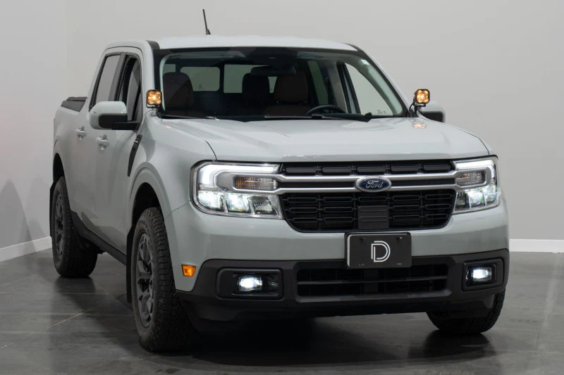 Diode Dynamics 2022+ Ford Maverick Elite Series Add-On LED Fog Light Kit Yellow - Image 7