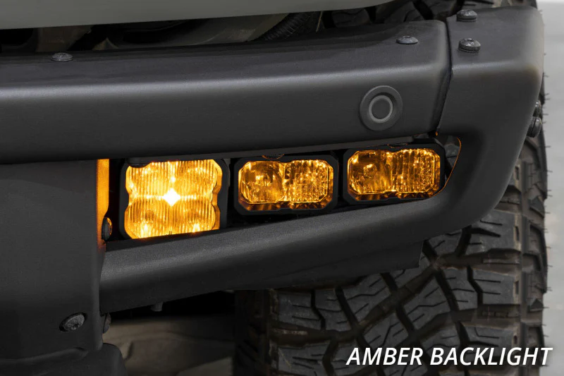 Diode Dynamics 21-Up Ford Bronco Stage Series Fog Pocket Kit - Yellow Sport - Image 8