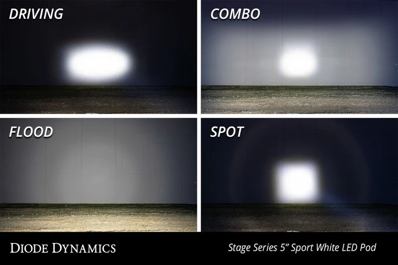 Diode Dynamics SS5 LED Pod Sport - White Combo (Pair) - Image 2