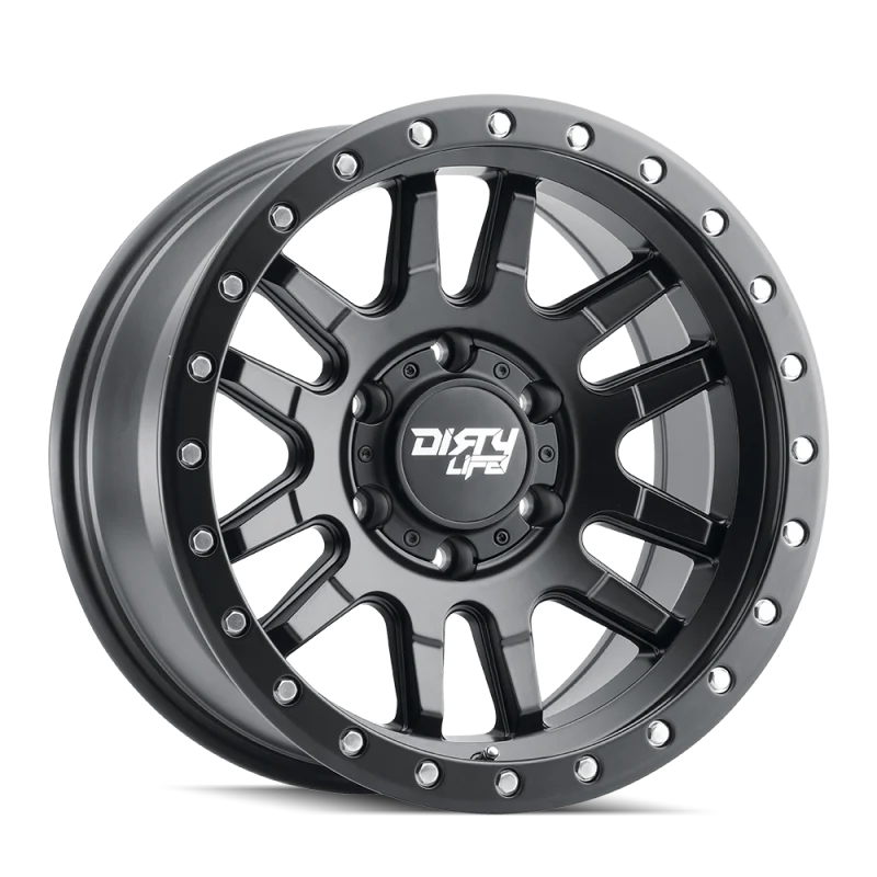 Dirty Life 9309 Canyon Pro 17x9/5x127 BP/-12mm Offset/71.5mm Hub Matte Black Wheel - Not Beadlock - Image 2