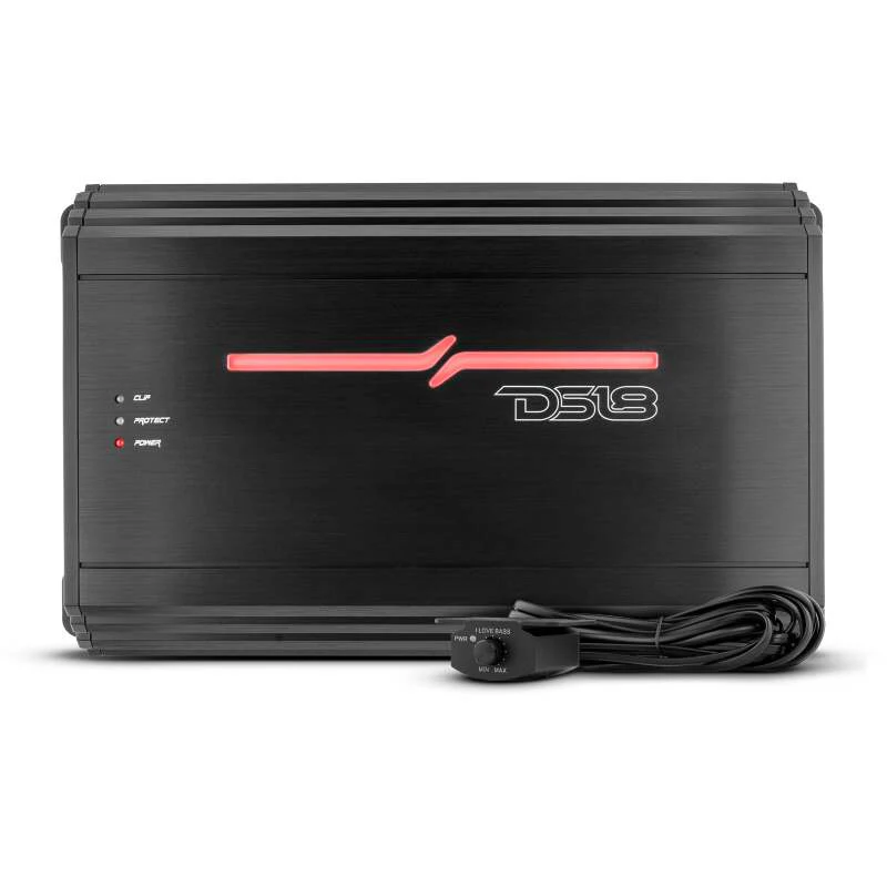 DS18 1-Channel Class D Amplifier 1000/1ohm 650/2ohm 380/4ohm Watts RMS - Image 4