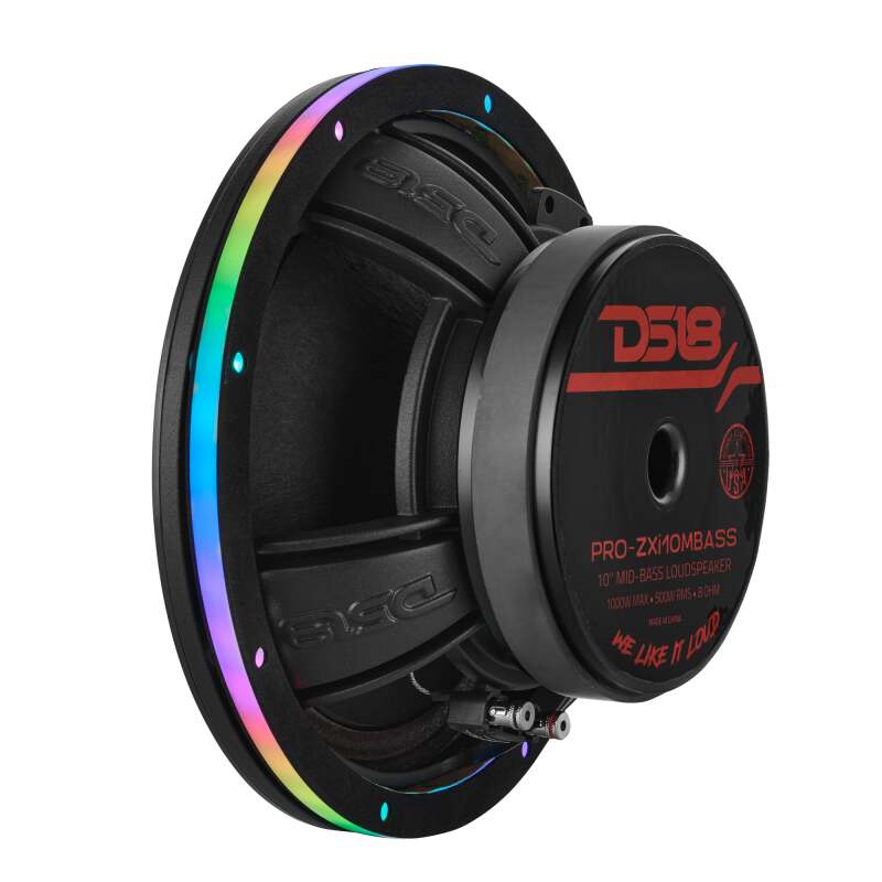 DS18 10in Digital LED Speaker Ring w/ Digital LED lights 1/2in Spacer Depth - Image 2