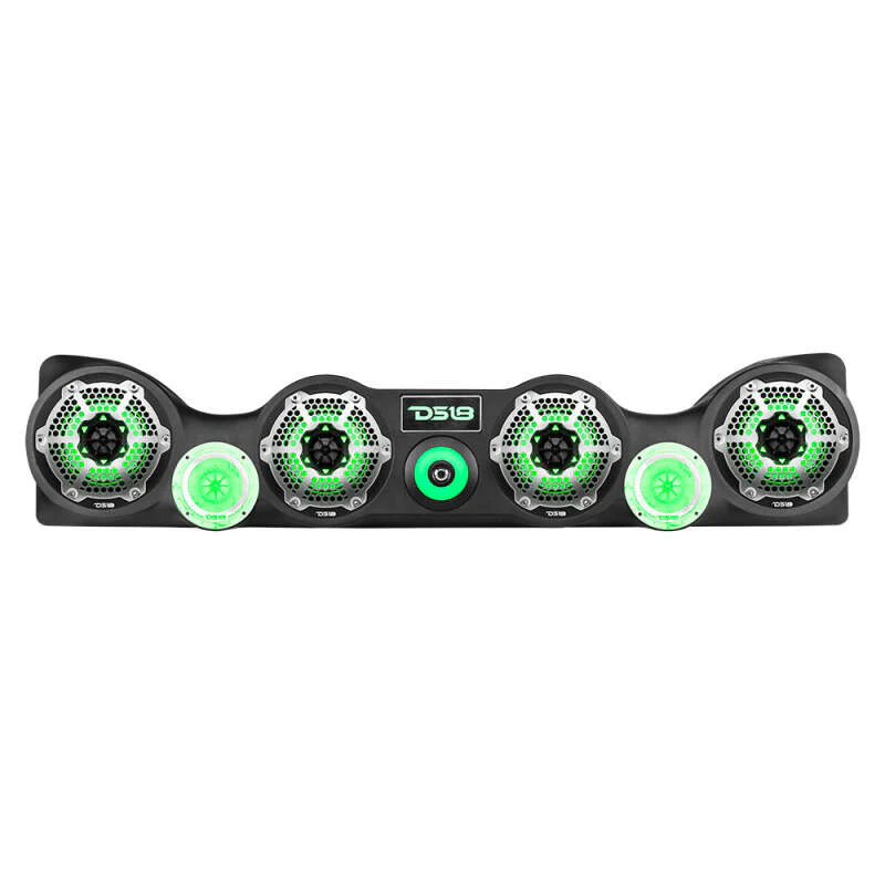 DS18 1997-2006 Jeep TJ Soundbar Enclosure- Fits 4 x 6.5in & 2x 4in (Speakers not Included) - Image 3