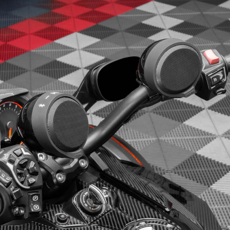 DS18 2.5in Handlebar Mount Speakers Full-Range Amplified Class D USB Port Water Resistant - Image 5