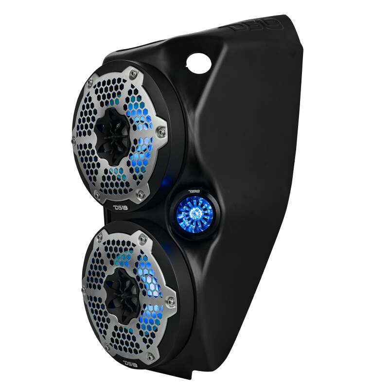 DS18 2015+ Polaris Slingshot Center Console Enclosure Fits 2x 6in & 2x 2.28in Speakers(Not Included) - Image 11