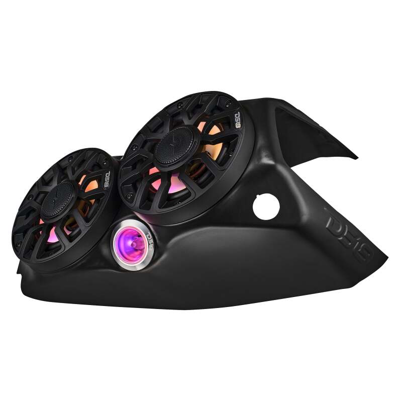DS18 2015+ Polaris Slingshot Center Console Enclosure w/ 2x 6in NXL-IQ6/BK & PRO-TW7LD Speakers - Image 5