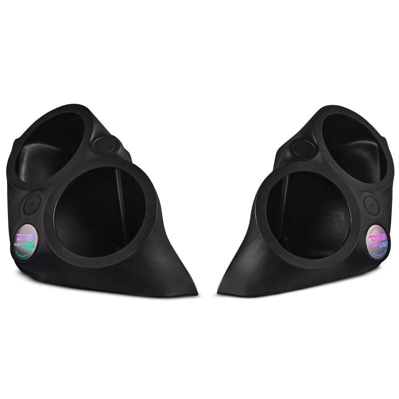 DS18 2015+ Polaris Slingshot Front Fender Dual 8in Speaker Enclosure w/ LEDs (Speakers Not Included) - Image 10