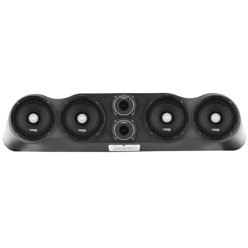 DS18 35in Speaker Enclosure Fits 4 x 6.5in Speakers and 2x 3in Tweeters (Speakers not Included) - Image 4