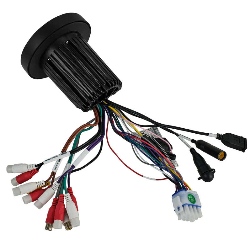 DS18 3in Color TFT Screen 2 Zones 4 volts Output BT RDS 4 x 50 Watts Silicone Cover Headunit MRX100 - Image 5