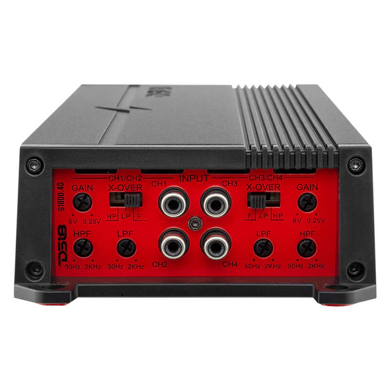 DS18 4-Channel Amplifier 2x 430/4ohm Bridge 4 x 230/2ohm 4 x 150/4ohm Watts RMS - Image 5