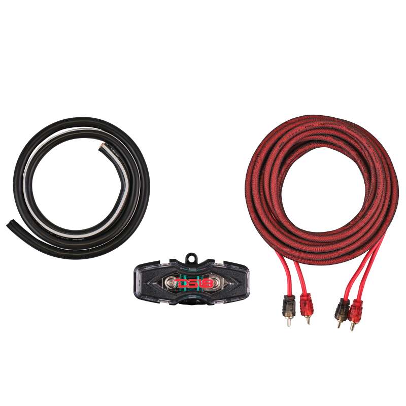 DS18 4-GA Amplifier Install Kit Advance- Red - Image 2