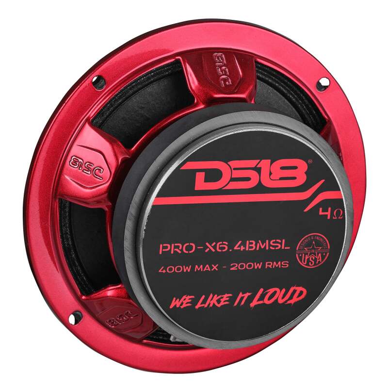 DS18 6.5in 200 Watts RMS 4 ohm Mid-Range Bullet Loudspeaker Shallow - Image 6