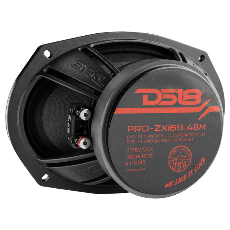 DS18 6x9in 300 Watts RMS 4 ohm Neodymium and Ferrite Magnet Bullet Mid-Range Loudspeaker - Image 4