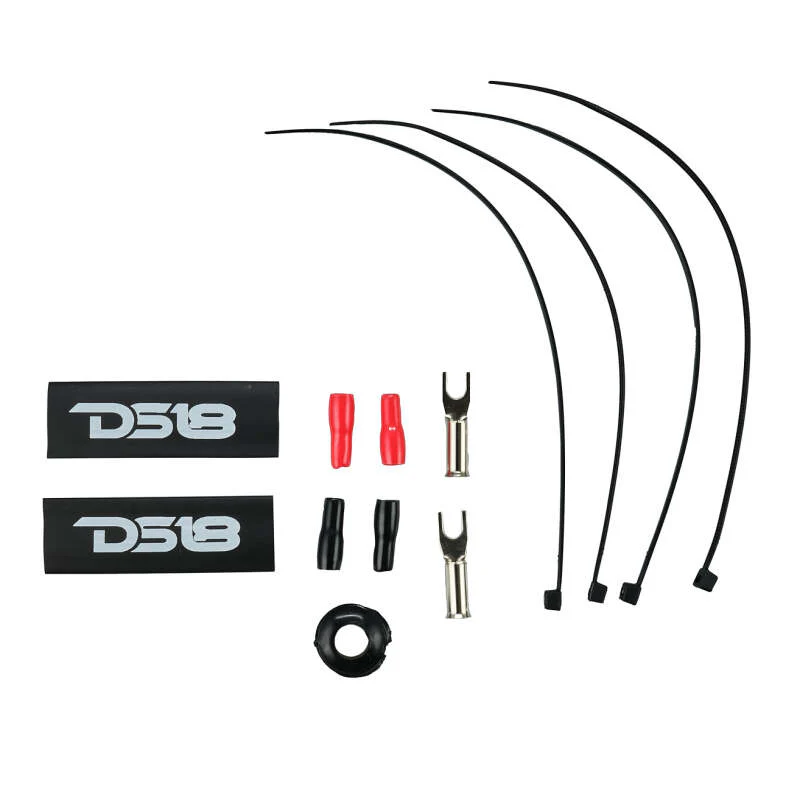 DS18 8-GA Amplifier Install Kit Advance- Red - Image 2
