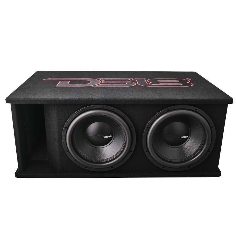 DS18 Dual 12in Loaded 1500 Watts RMS 2x ZR12.4D Ported Enclosure w/ Subwoofer - Image 3