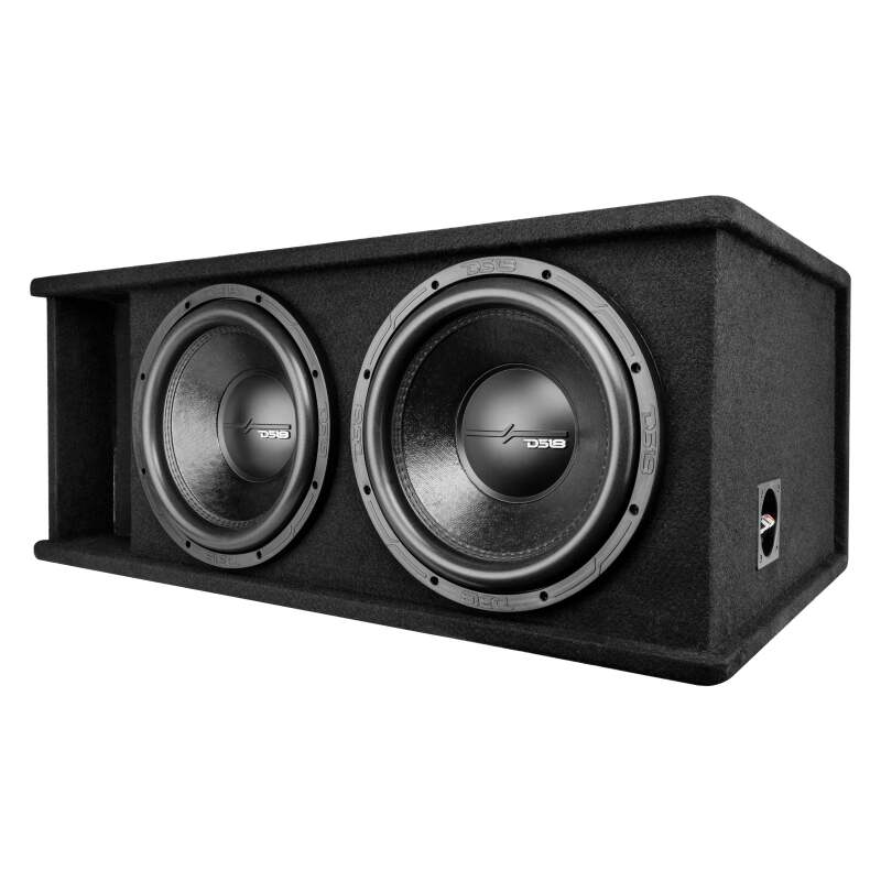 DS18 Dual 12in Loaded 1500 Watts RMS 2x ZR12.4D Ported Enclosure w/ Subwoofer - Image 5