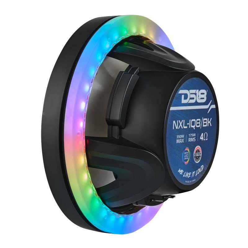 DS18 Marine And Powersports Speakers And Towers Ring 8in Digital LED lights 1/2in Spacer Depth - Image 3