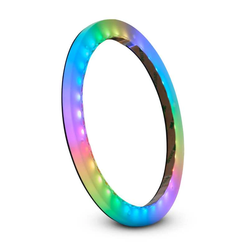 DS18 Marine And Powersports Speakers And Towers Ring 8in Digital LED lights 1/2in Spacer Depth - Image 4