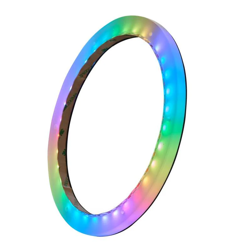 DS18 Marine And Powersports Speakers And Towers Ring 8in Digital LED lights 1/2in Spacer Depth - Image 6